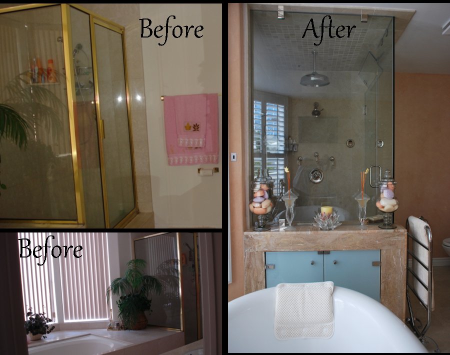 Bathroom 1 Before and After
