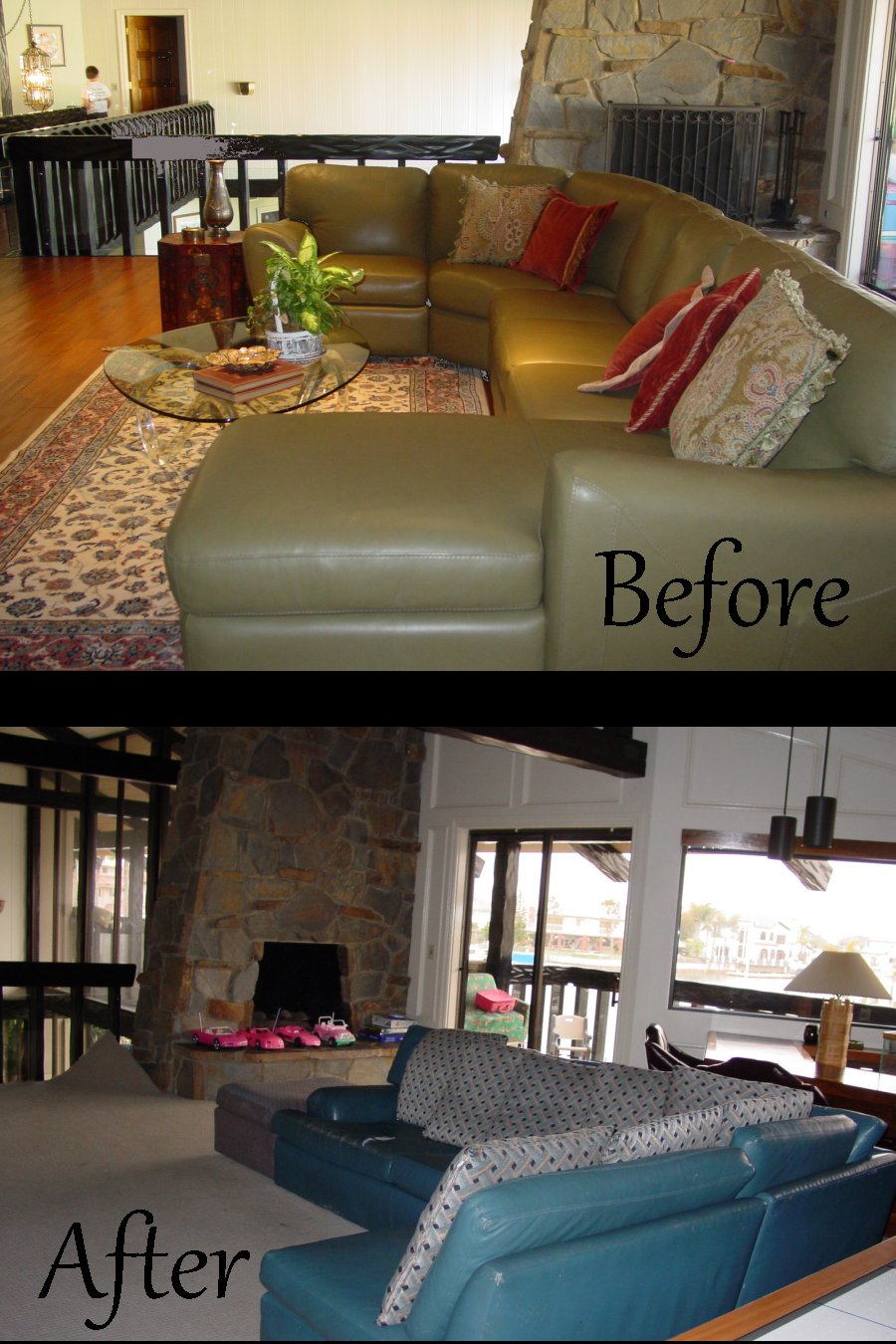 Den Before and After